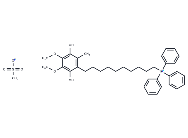 Mitoquinol mesylate Chemical Structure
