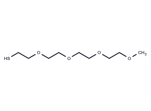 m-PEG4-SH Chemical Structure