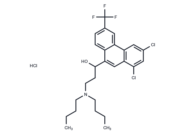 Halofantrine hydrochloride Chemical Structure