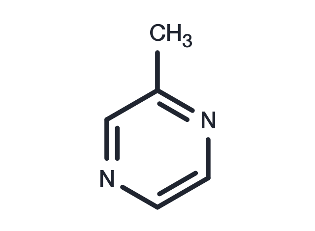 2-Methylpyrazine Chemical Structure