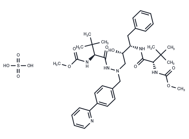 Atazanavir sulfate Chemical Structure
