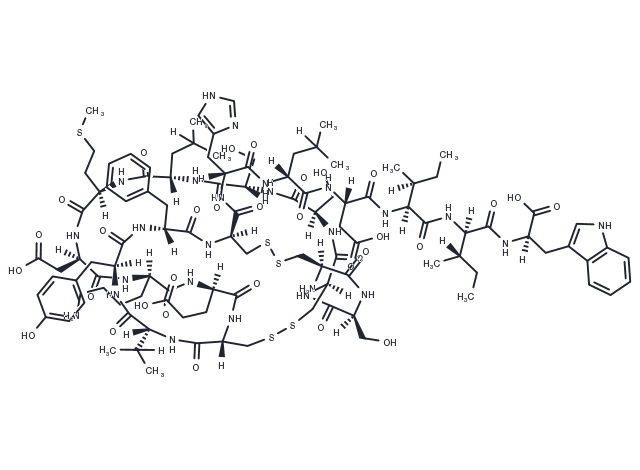 Endothelin-1 (1-15), amide, human Chemical Structure