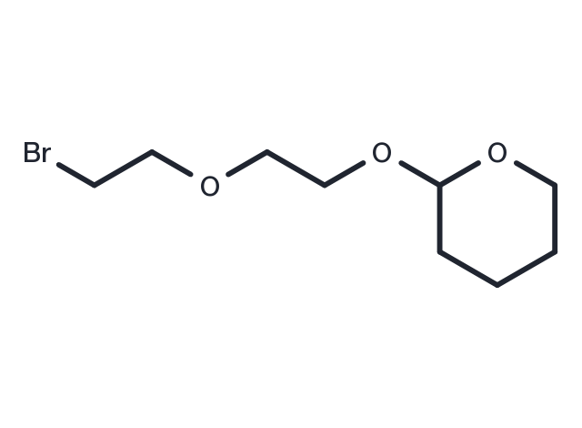 Bromo-PEG2-THP Chemical Structure