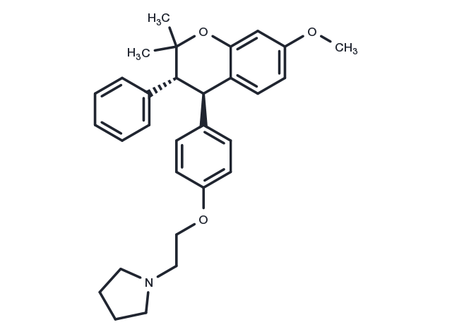 Levormeloxifene Chemical Structure