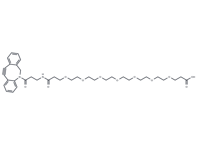 DBCO-NHCO-PEG7-acid Chemical Structure