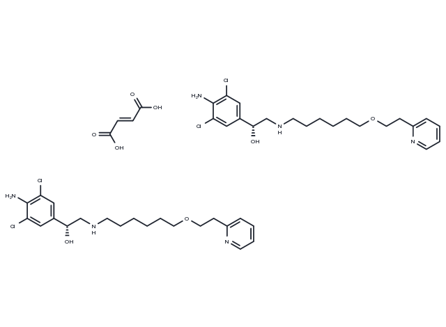 Picumeterol fumarate Chemical Structure