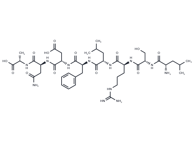 Somatotropin (6-13) Chemical Structure
