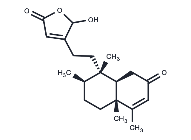 16-Hydroxy-2-oxocleroda-3,13-dien-15,16-olide Chemical Structure