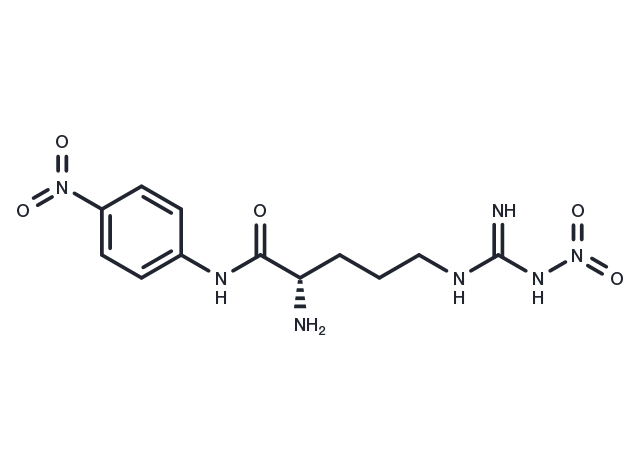 N(G)-Nitroarginine-4-nitroanilide Chemical Structure
