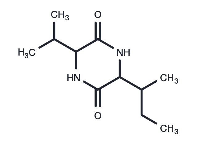 Cyclo(Ile-Val) Chemical Structure