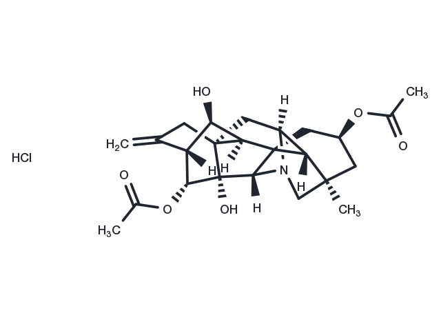 Guan-fu base A hydrochloride(1394-48-5 free base) Chemical Structure