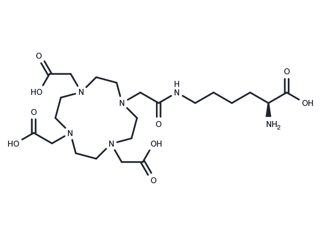 Lysine-DOTA Chemical Structure