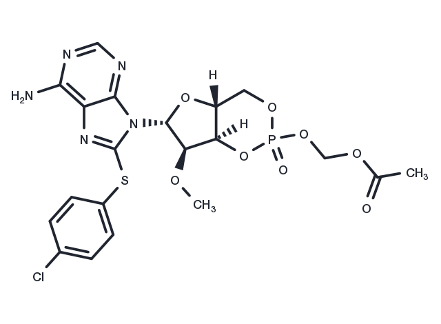 8-pCPT-2-O-Me-cAMP-AM Chemical Structure