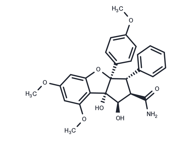 Didesmethylrocaglamide Chemical Structure