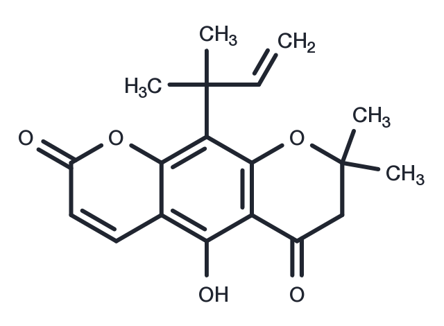 Clausenidin Chemical Structure