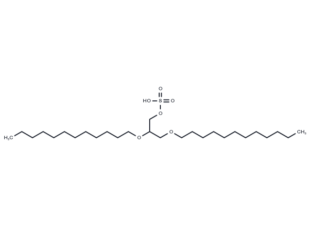 Dilaurylglycerosulfate Chemical Structure