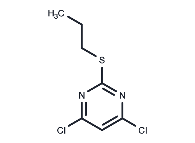 4,6-Dichloro-2-(propylthio)pyrimidine Chemical Structure