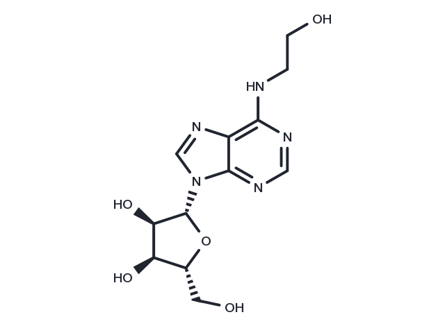 N6-(2-Hydroxyethyl)adenosine Chemical Structure