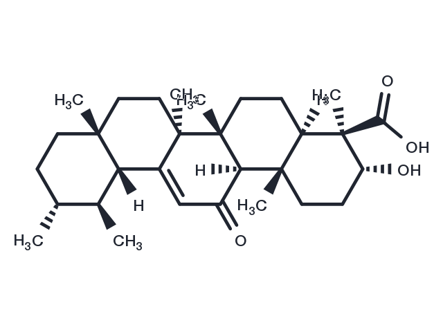 11-​Keto-​beta-​boswellic acid Chemical Structure
