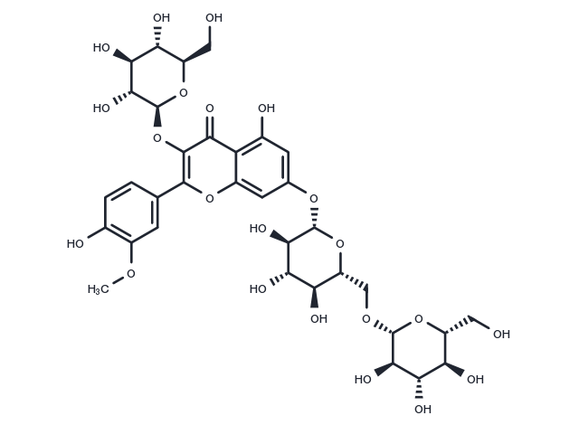 Isorhamnetin 3-O-β-D-glucose-7-O-β-D-gentiobioside