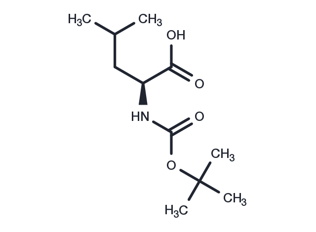 Boc-L-Leucine Chemical Structure