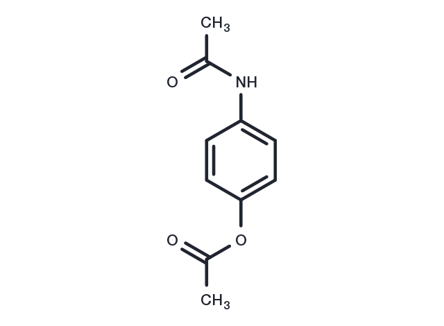 4-Acetamidophenyl acetate Chemical Structure
