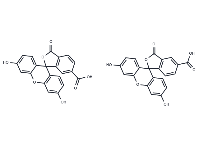 5(6)-Carboxyfluorescein Chemical Structure