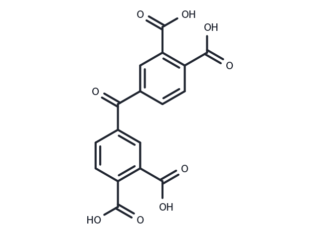 Benzophenonetetracarboxylic acid Chemical Structure