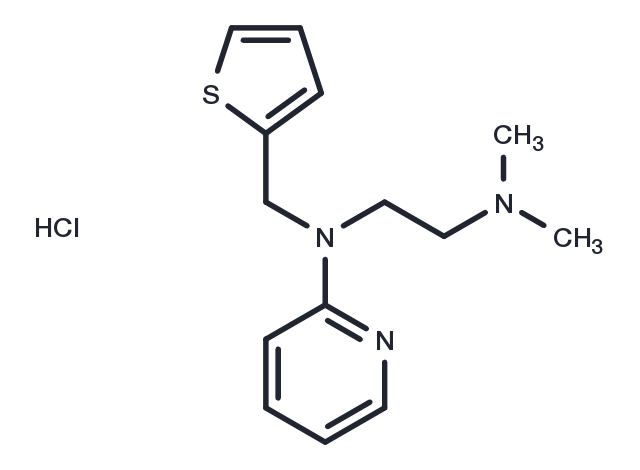 Methapyrilene hydrochloride Chemical Structure
