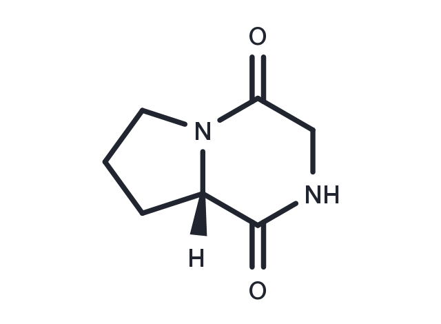 Cyclo(Gly-L-Pro) Chemical Structure