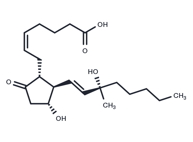 15(S)-15-methyl Prostaglandin E2 Chemical Structure