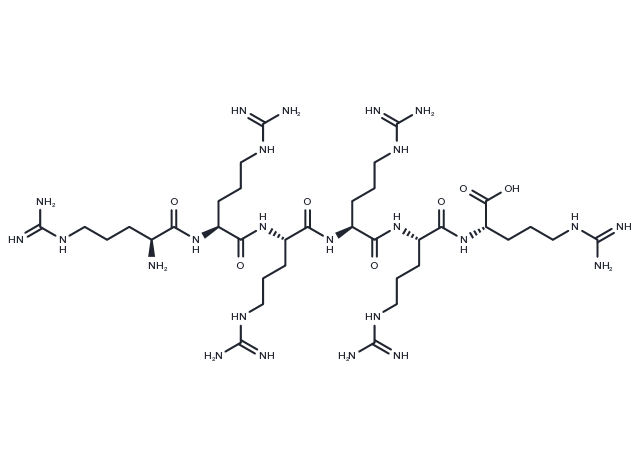 Hexaarginine Chemical Structure