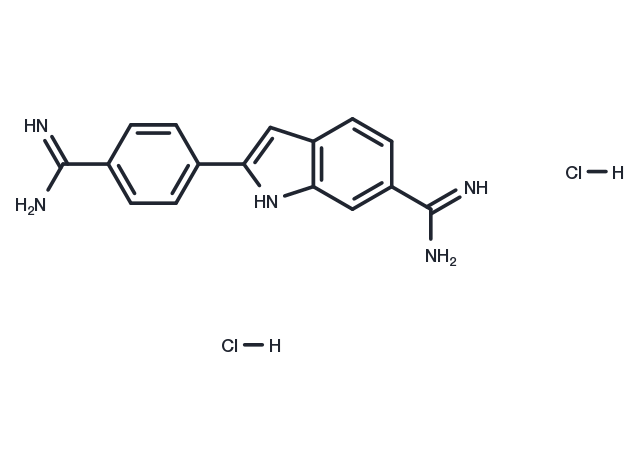 DAPI Dihydrochloride Chemical Structure