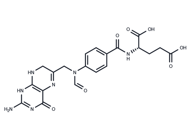 10-Formyldihydrofolate Chemical Structure