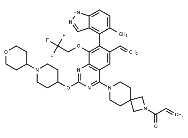 KRAS G12C inhibitor 13 Chemical Structure