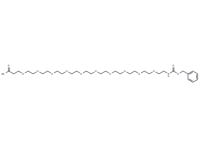 Cbz-N-PEG10-acid Chemical Structure
