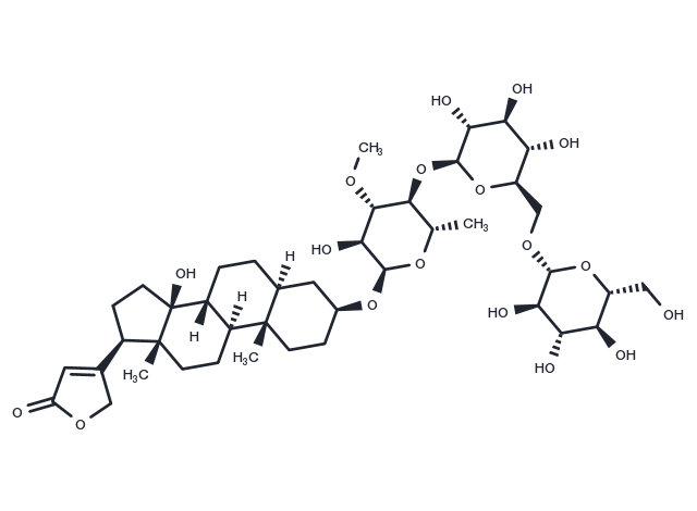 α-Thevetin B Chemical Structure