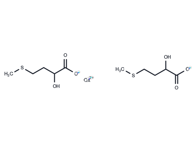 Calcium 2-hydroxy-4-(methylthio)butanoate Chemical Structure