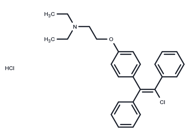 Enclomiphene hydrochloride Chemical Structure