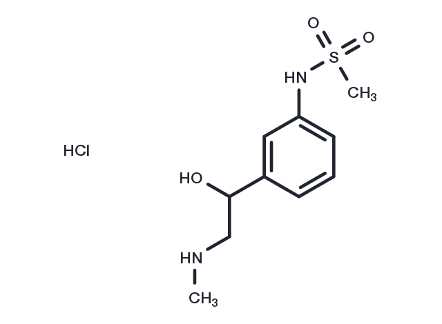 Amidephrine hydrochloride Chemical Structure