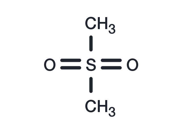 Dimethyl sulfone Chemical Structure