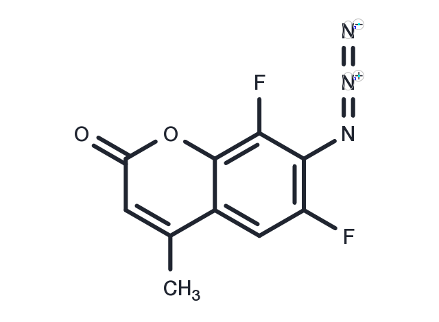 Difluorinated H2S Fluorescent Probe 1 Chemical Structure