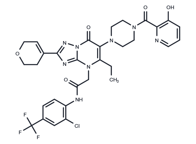 Werner syndrome RecQ helicase-IN-3 Chemical Structure