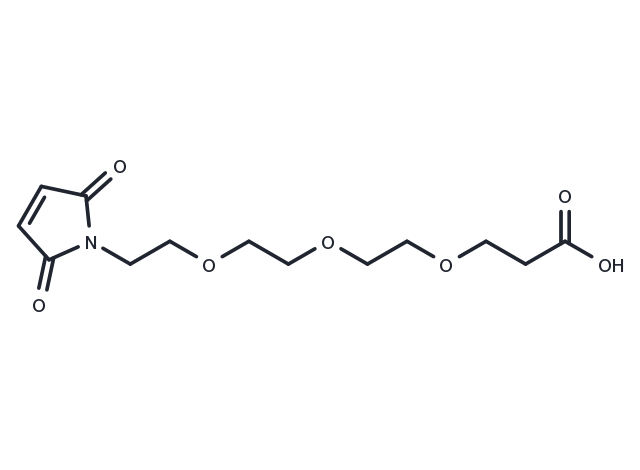 Maleimido-tri(ethylene glycol)-propionic acid Chemical Structure