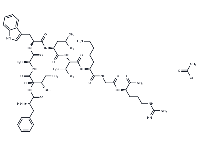 GLP-1(28-36)amide acetate Chemical Structure
