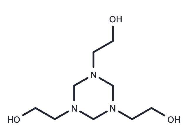Triazinetriethanol Chemical Structure