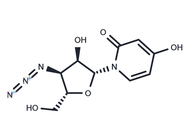 3’-Azido-3’-deoxy-3-deazauridine Chemical Structure