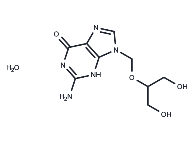 Ganciclovir hydrate Chemical Structure
