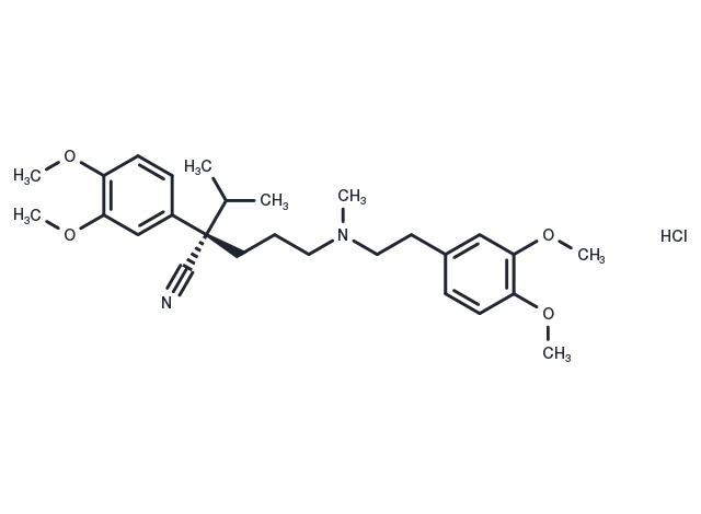 (S)-Verapamil hydrochloride Chemical Structure