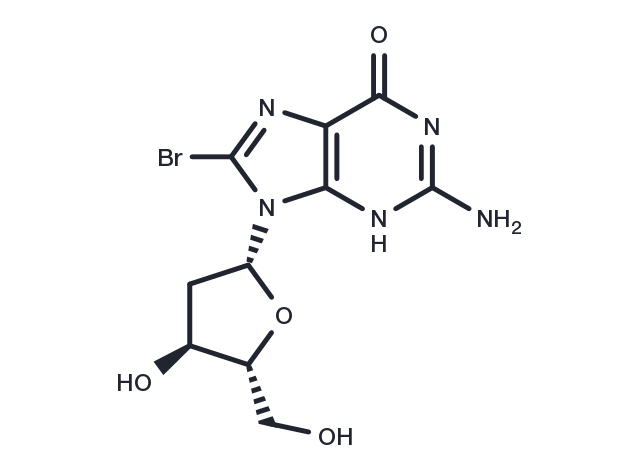 8-Bromo-2’-deoxyguanosine Chemical Structure